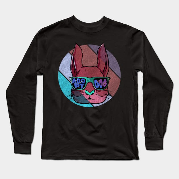 Adopt Dog Long Sleeve T-Shirt by A Comic Wizard